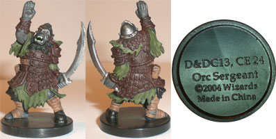 D&D Miniatures Aberrations MOUNTAIN ORC #Game Day Promo