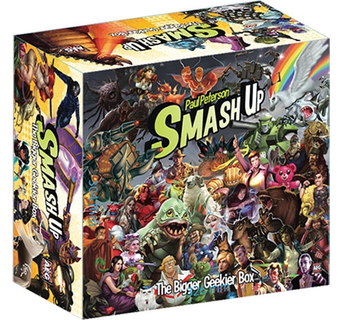 Smash Up! Board Game Bundle - Big Geeky selling Box, Almost All Expansions, Promos, etc.