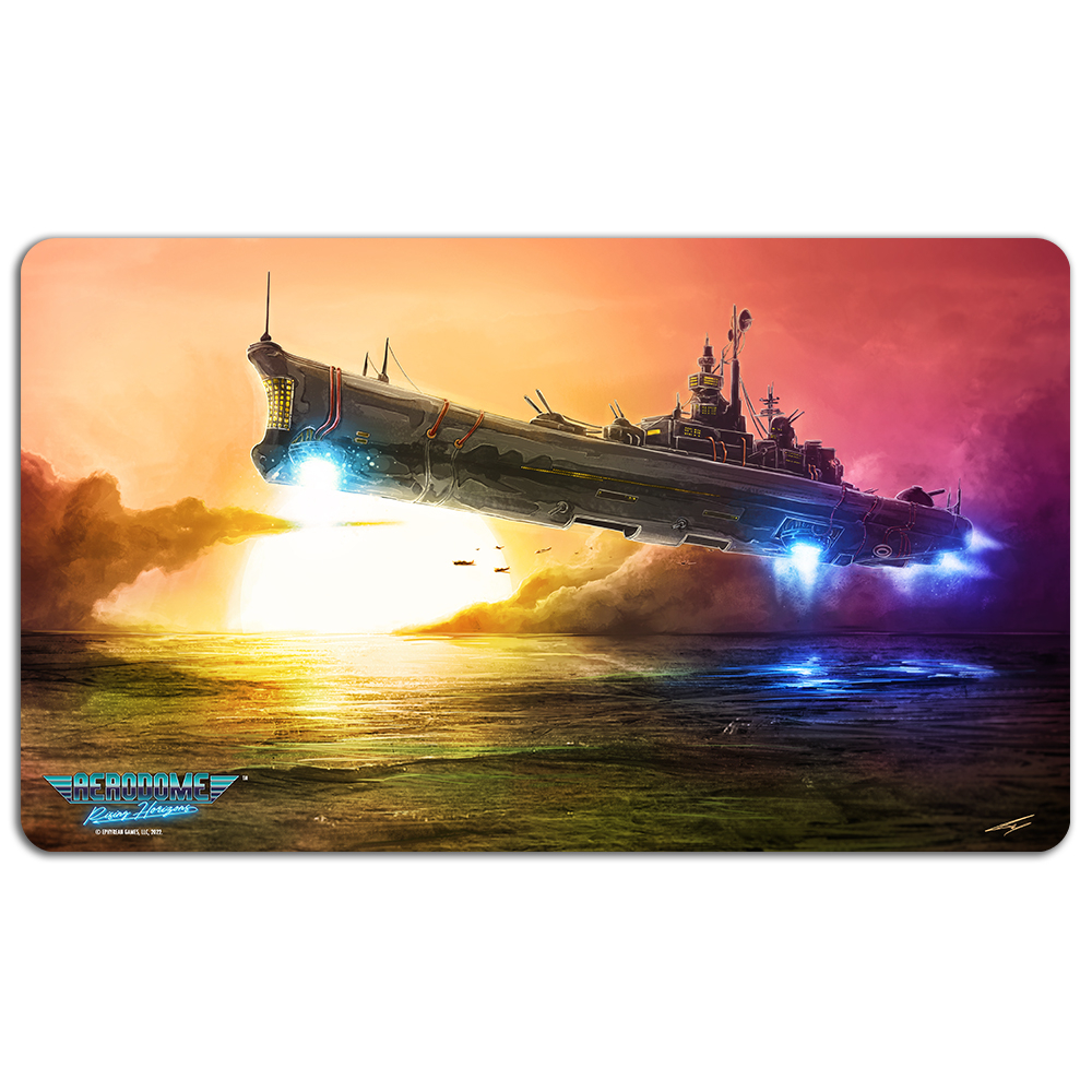 Aerodome: Game Mat - Skies of Azure (Last Chance)