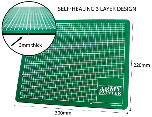 The Army Painter A4 Self Healing Cutting Mat 220 x 300mm