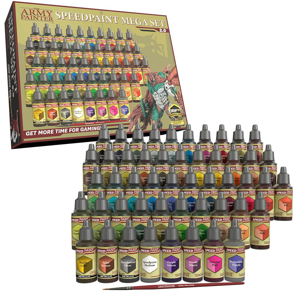 The Army Painter Starter Airbrush Paint Set and Airbrush Thinner