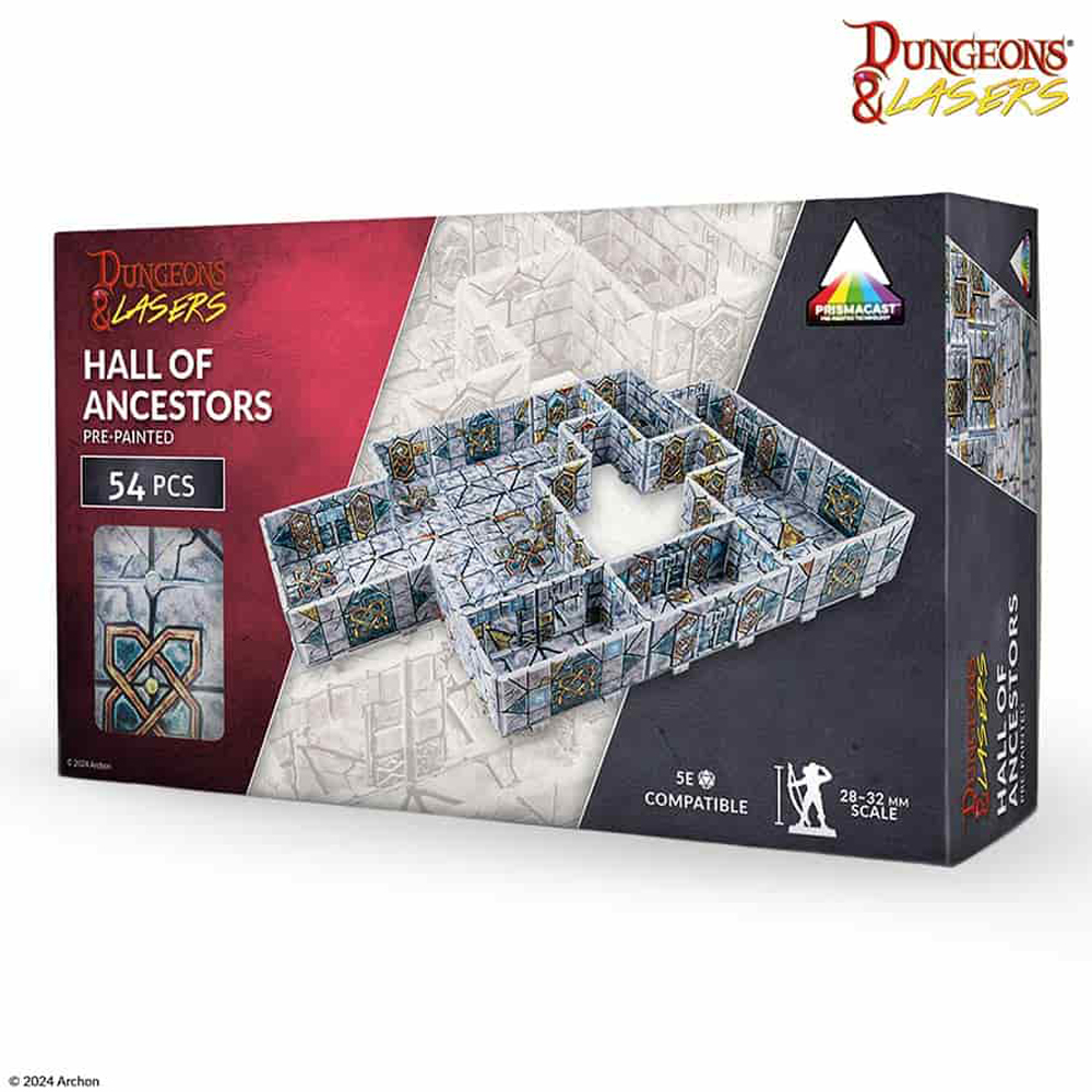 Dungeons & Lasers PrismaCast Pre-Painted: Halls of Ancestors (Summer Savings Sale)