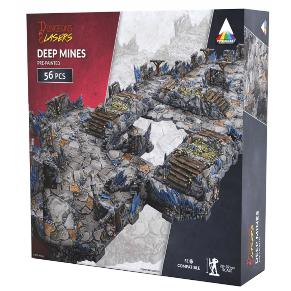 Dungeons & Lasers PrismaCast Pre-Painted: Deep Mines (Summer Savings Sale)