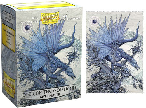 Dragon Shield 100 Standard Deck Card Sleeves Art Matte Word of The God Hand for sale online 