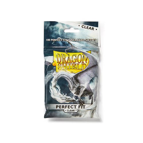Dragon Shield JAPANESE Size Perfect Fit Sleeves - SEALABLE Clear - 100ct -  Accessories » Sleeves - Collector's Cache LLC