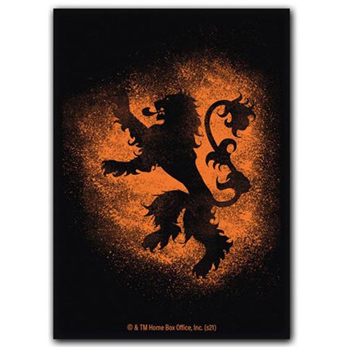 100 Dragon Shield tipo brushed sleeves-game of thrones House Lannister Sleeves