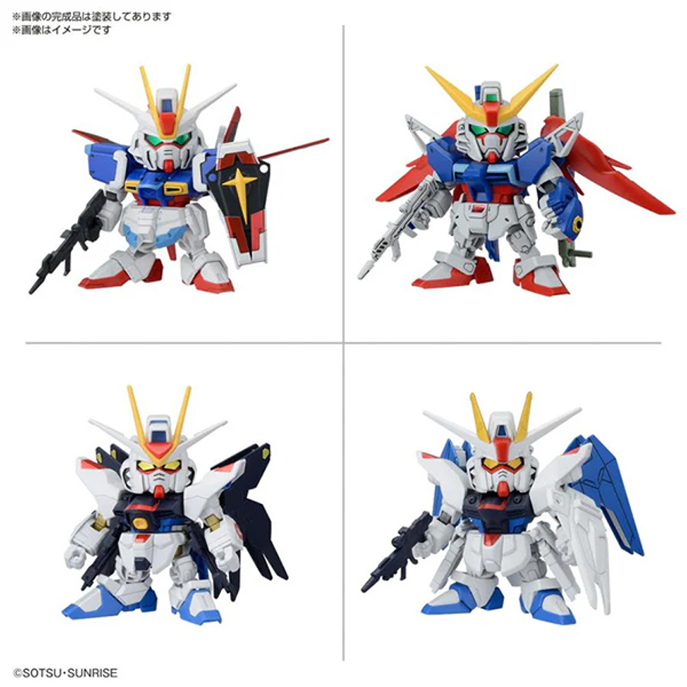 Gundam Model Kit: SD Mobile Suit SEED - BB Senshi C.E. Battles of Destiny Set