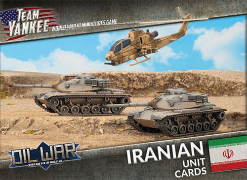 Team Yankee: Iranian Unit Cards (Game On! Sale)