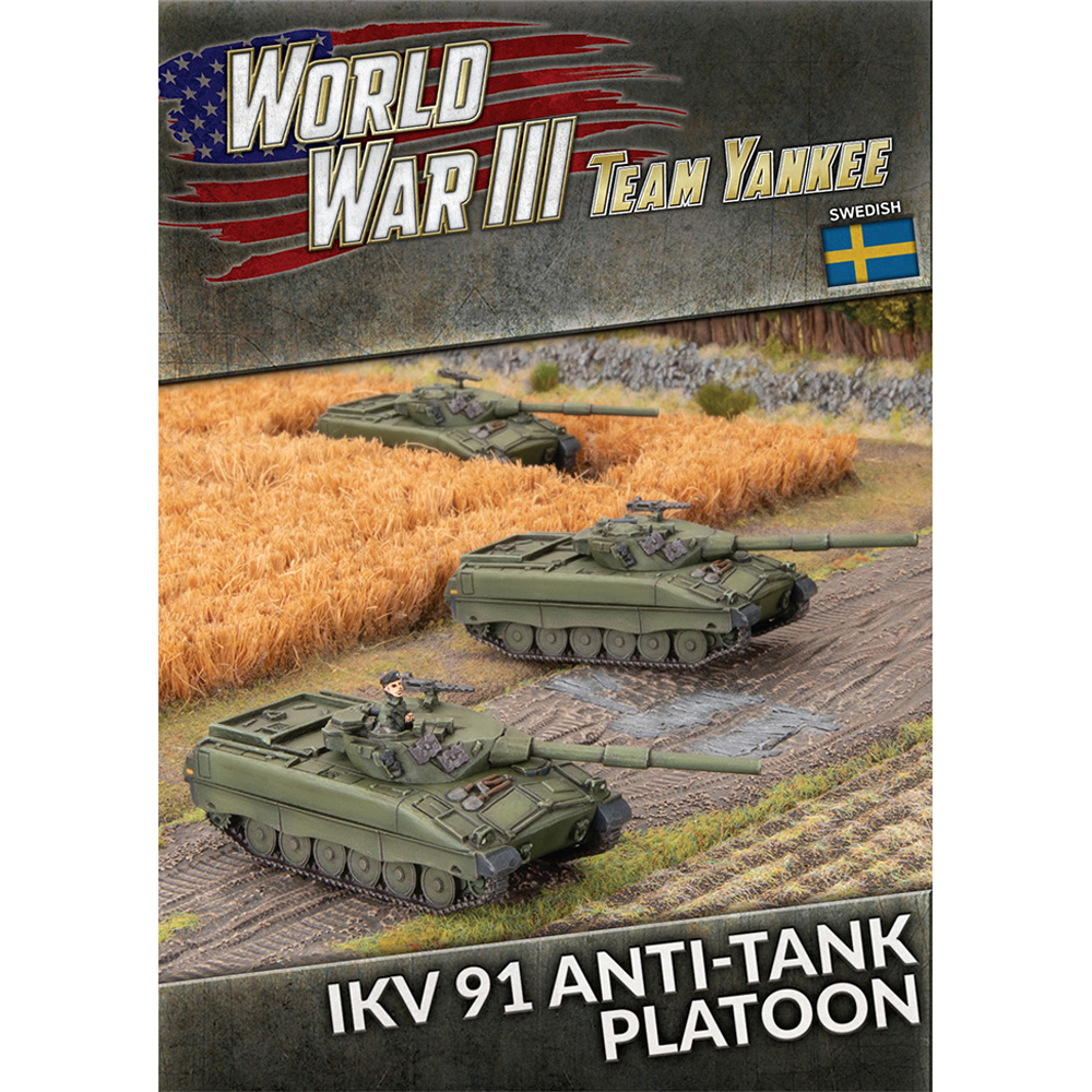 WWIII Team Yankee: Swedish - Ikv 91 Anti-tank Platoon (Game On! Sale)