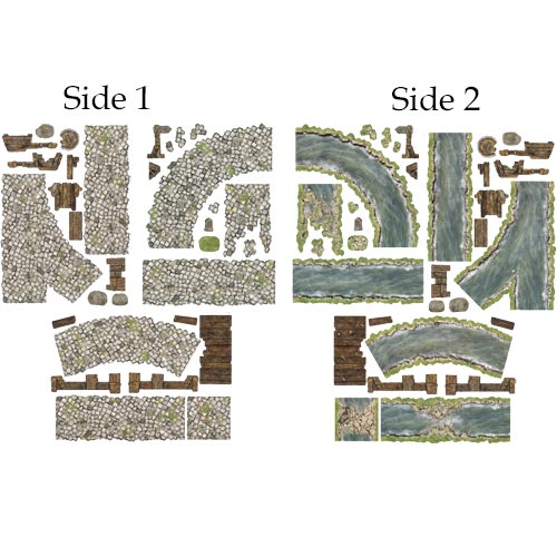 Battle Systems Terrain: Roads & Rivers