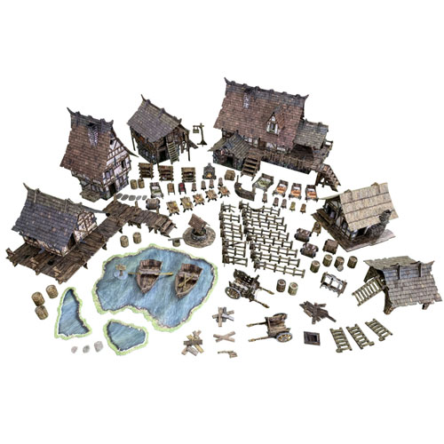 Multi Level Tabletop Fantasy Battle Systems Wargames Terrain Battlefield