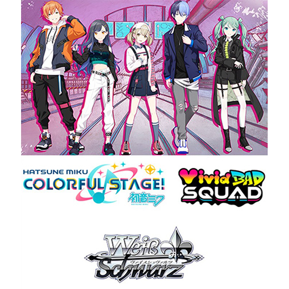 Weiss Schwarz TCG: Hatsune Miku Colorful Stage! Vivid Bad SQUAD Trial Deck (Preorder)