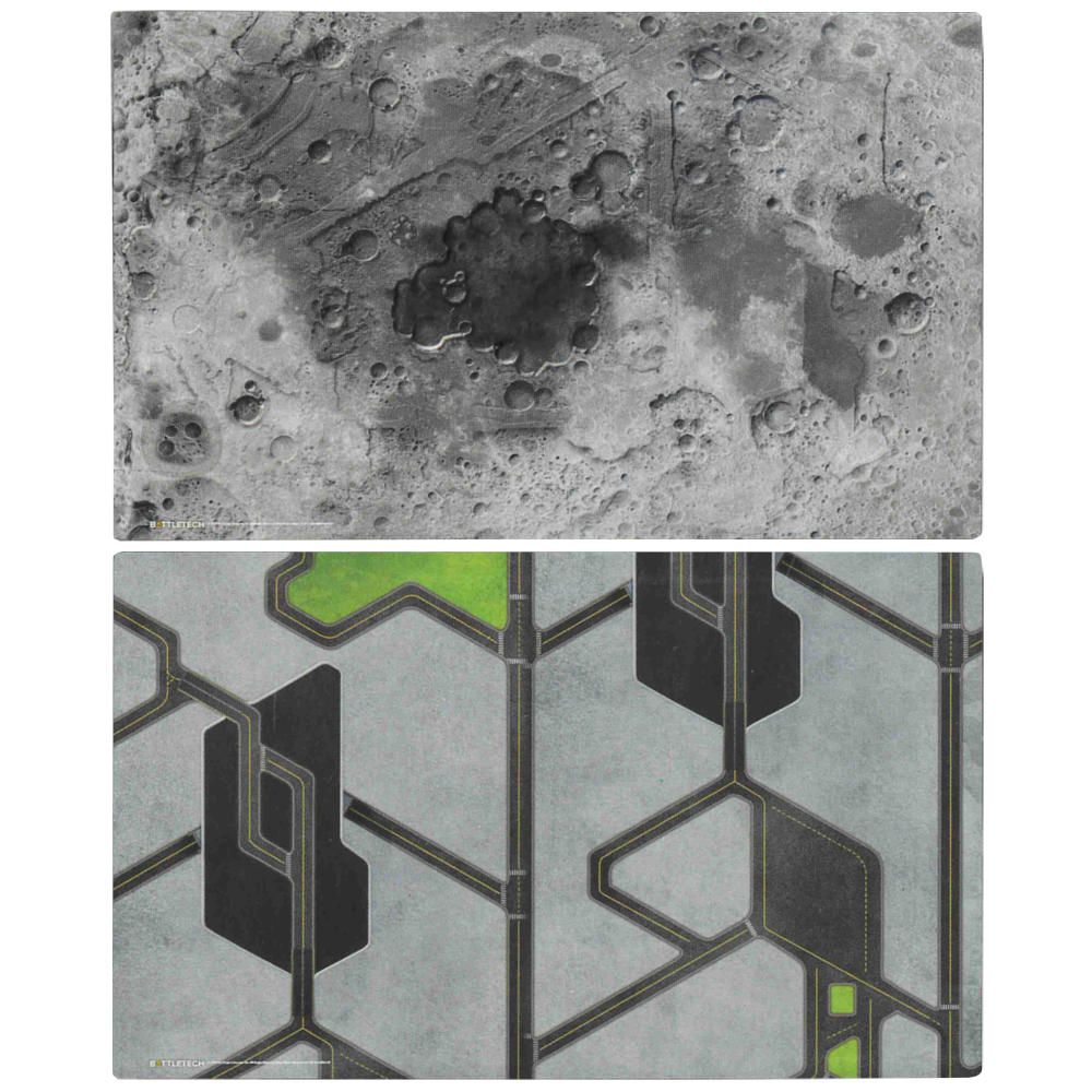 BattleTech BattleMat: FieldTech - Alpha Strike Lunar/ Alpha Strike City