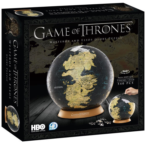 3D Puzzle: Game of Thrones - World Globe, Board Games
