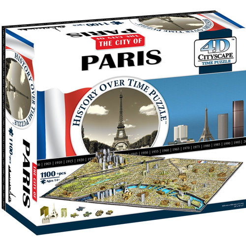 4D Cityscape Puzzle: Paris