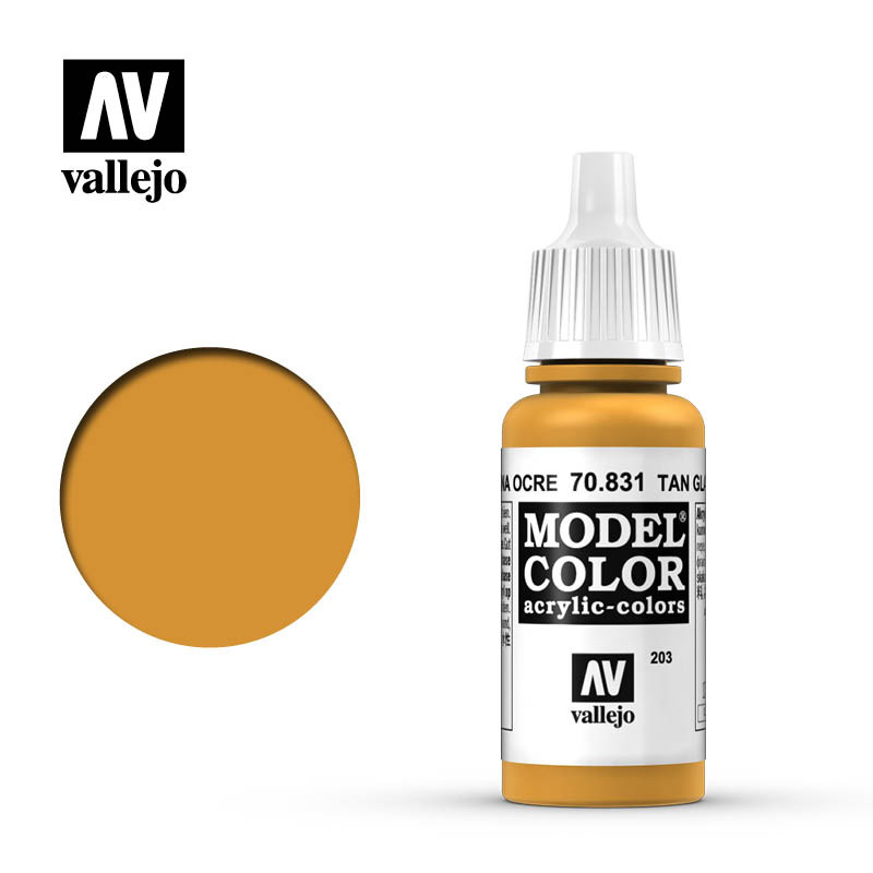 Vallejo Model Color Paint: Tan Glaze
