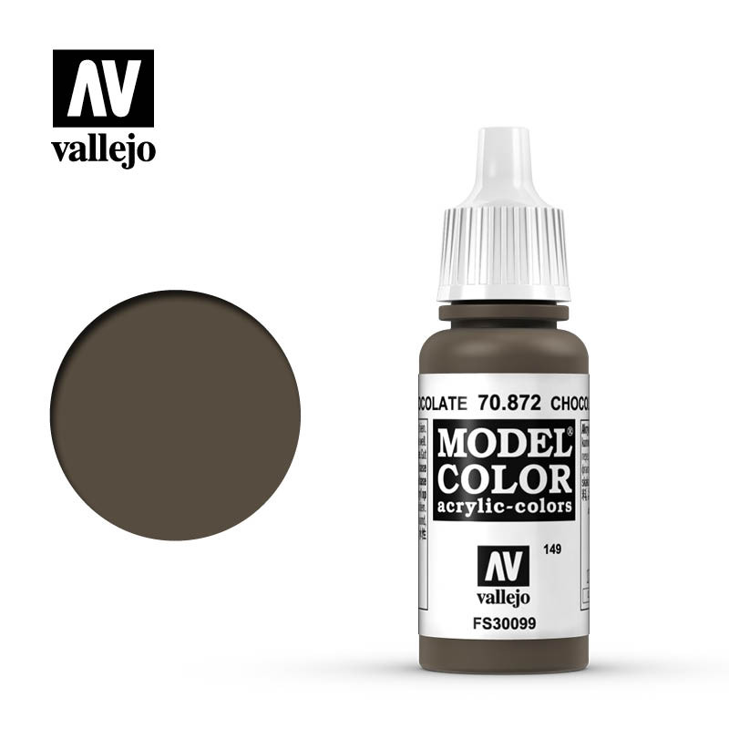 Vallejo Model Color Paint: Chocolate Brown