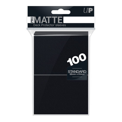 Ultra Pro Sleeves: Matte Black (100)