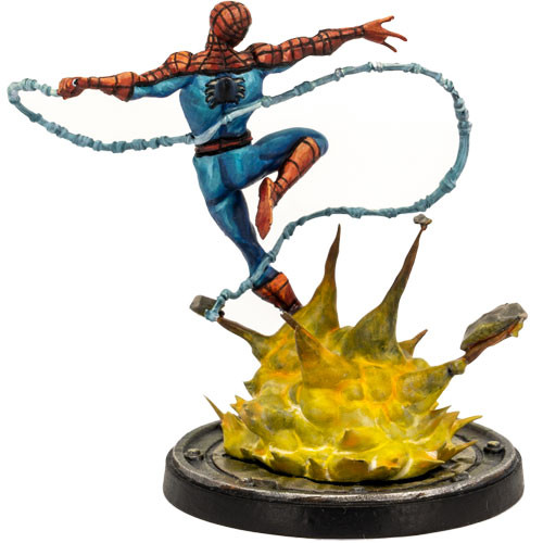 Painéis rivais do Asmodee Marvel Crisis Protocol: Spider-Man vs Doctor  Octopus Board Game em inglês