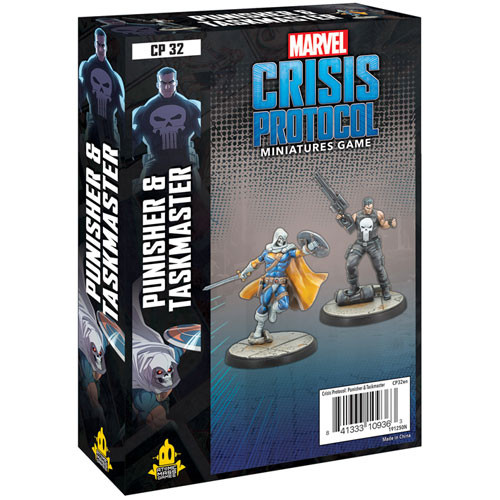 Marvel Crisis Protocol Punisher and Taskmaster Tabletop Miniatures NEW