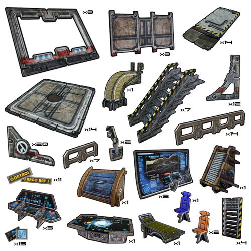 Battle Systems Terrain: Frontier Core Set