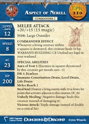Deathknell Aspect of Nerull (Promo Stat Card - EPIC)
