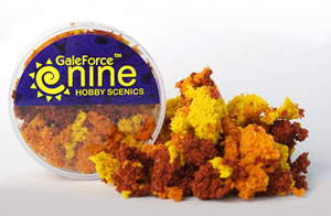Hobby Round: Autumn 3 Color Clump Foliage Mix