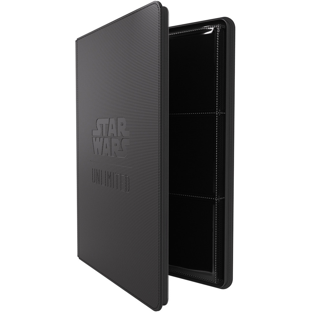 Star Wars Unlimited Zip-Up Album 18-Pocket: Black