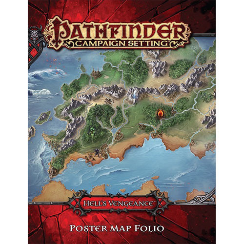 Pathfinder RPG: Campaign Setting - Hell's Vengeance Poster Map Folio