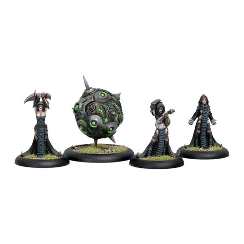 Warmachine: Cryx - Witch Coven of Garlghast & Eregore Warcasters (4)
