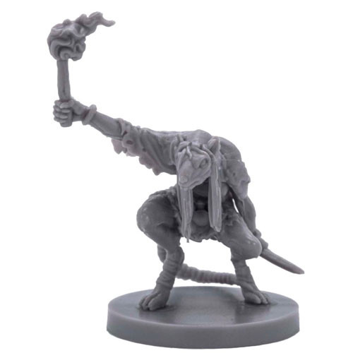 Wererat Rat King Miniature for Tabletop Games Like D&D and 