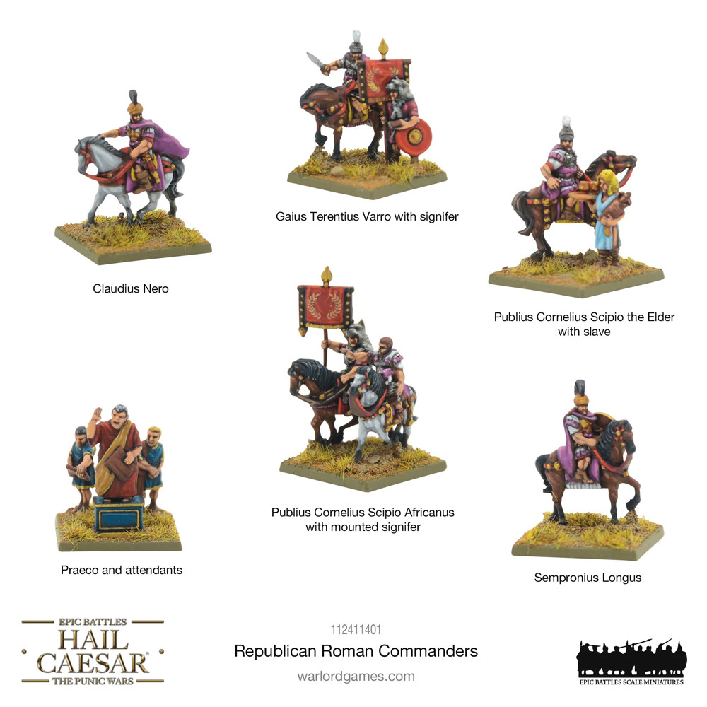 Hail Caesar Epic Battles: Republican Roman Commanders | Tabletop ...