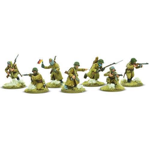 Bolt Action Soviet Army Winter Starter Army Table Top Miniatures