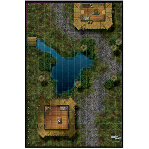 Mighty Maps #6 Undercity Waterway / Jungle Village West Map
