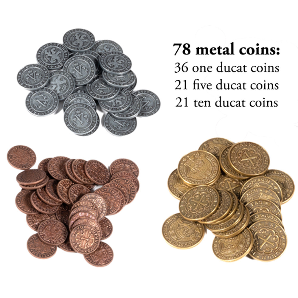 Adventure Coins - Dragon Metal Coins Set of 10