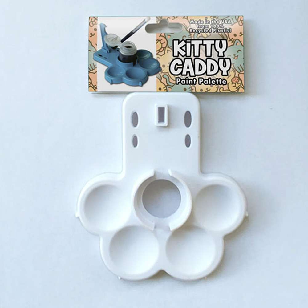Replay Workshop: Kitty Caddy Paint Palette - White (Preorder)