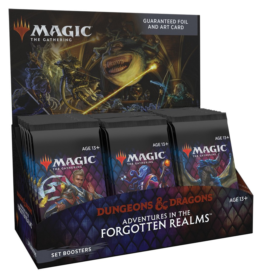 ADVENTURES IN THE FORGOTTEN REALMS Set Booster Box Magic the Gathering SEALED 