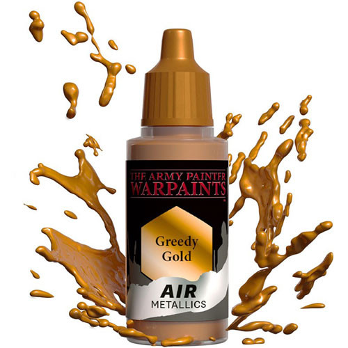 Warpaint Air: Metallics - Greedy Gold (18ml)