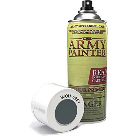 Army Painter Color Primer: Wolf Grey (400ml)