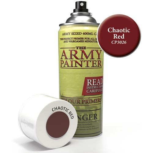 Army Painter Color Primer: Chaotic Red (400ml)