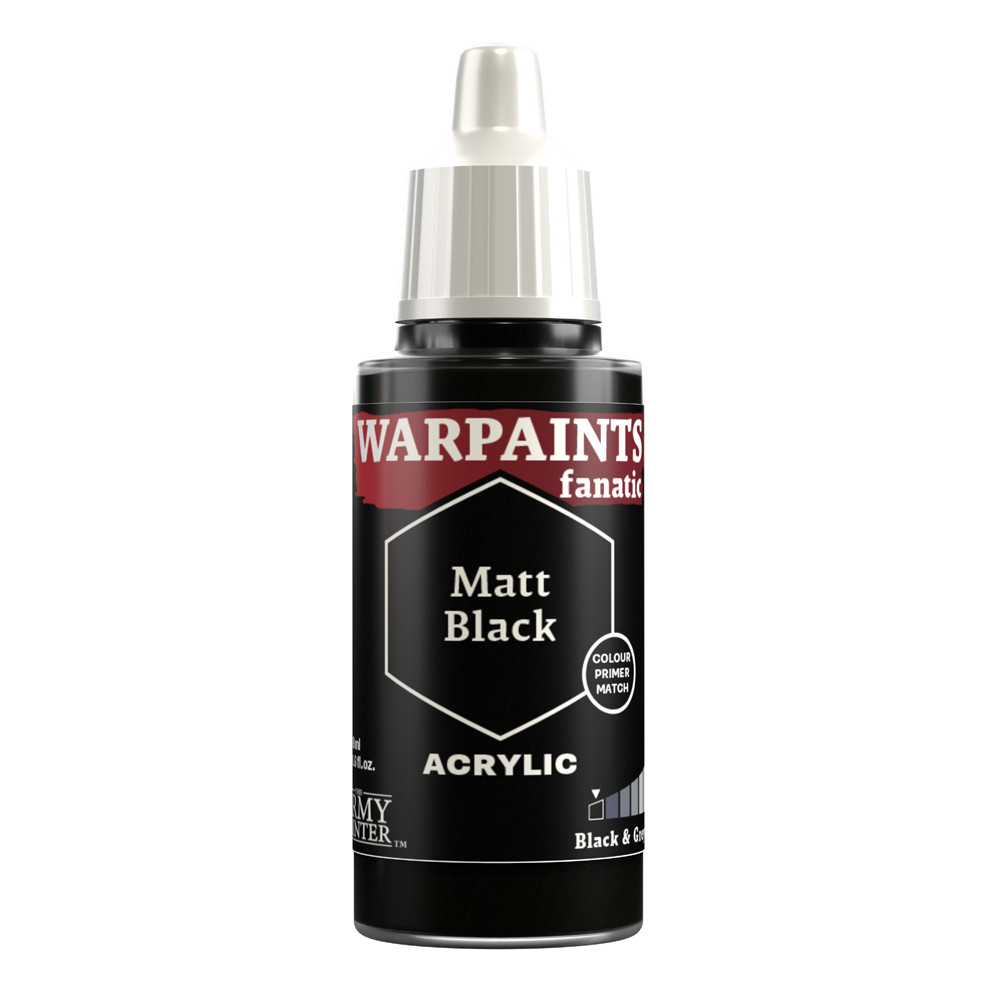 Warpaints Fanatic: Matt Black (18ml)