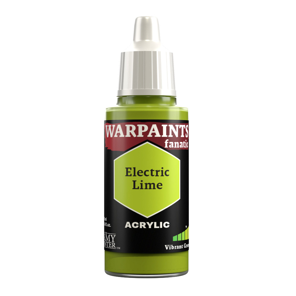 Warpaints Fanatic: Electric Lime (18ml)