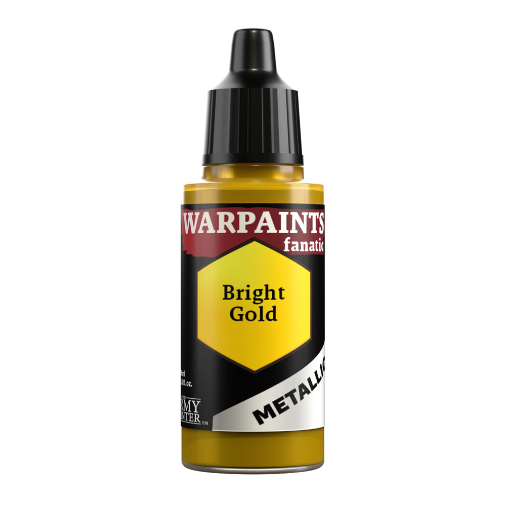 Warpaints Fanatic Metallic: Bright Gold (18ml)