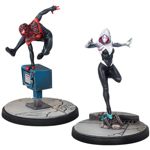 Marvel Crisis Protocol: Spider-Man & Ghost-Spider Character Pack, Table  Top Miniatures