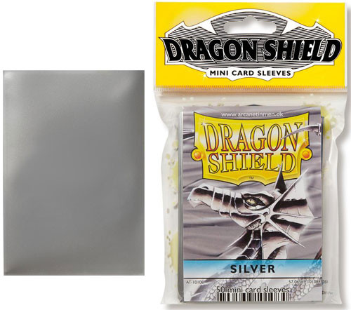 Dragon Shield Sleeves: Classic - Japanese Size - Silver (50)