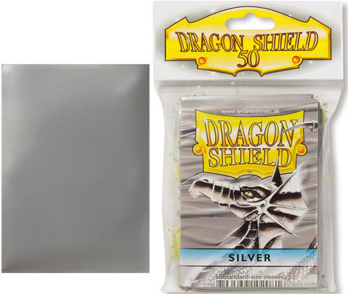 Dragon Shield Sleeves: Classic - Silver (50)