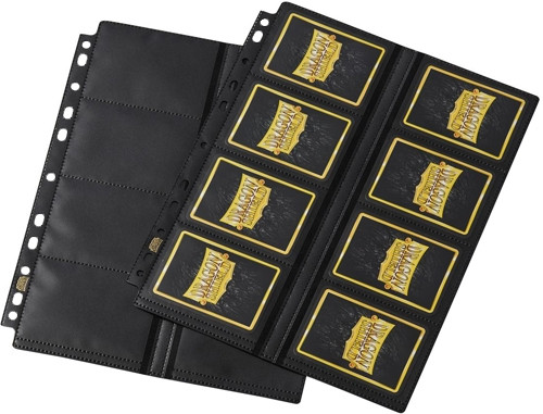 Dragon Shield Binder Pages: 16-Pocket Center Loader - Non Glare (50)