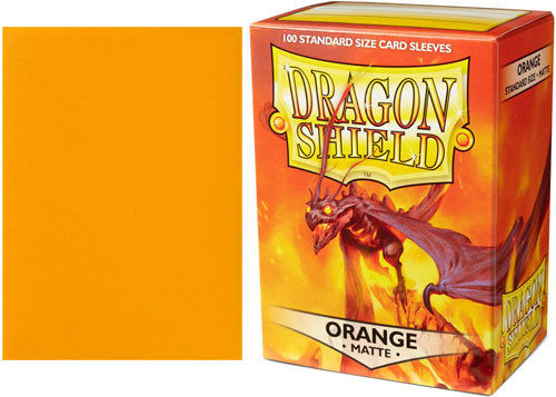 Dragon Shield Sleeves: Matte - Orange (100)
