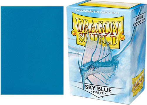 Dragon Shield 100 Protective Sleeves Matte Blue for sale online 