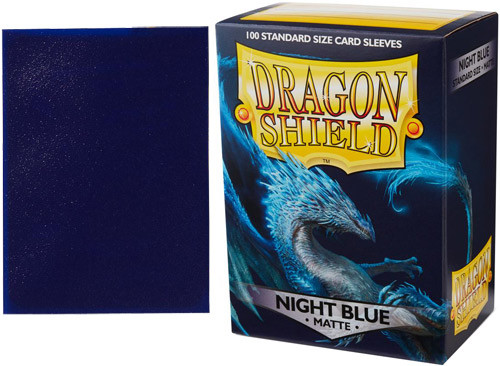 Details about   10 Packs Dragon Shield Matte Night Blue Standard Size 100 ct Card Sleeves Displa 